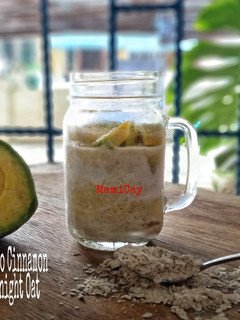 Foto resep Avocado Cinnamon Overnight Oat