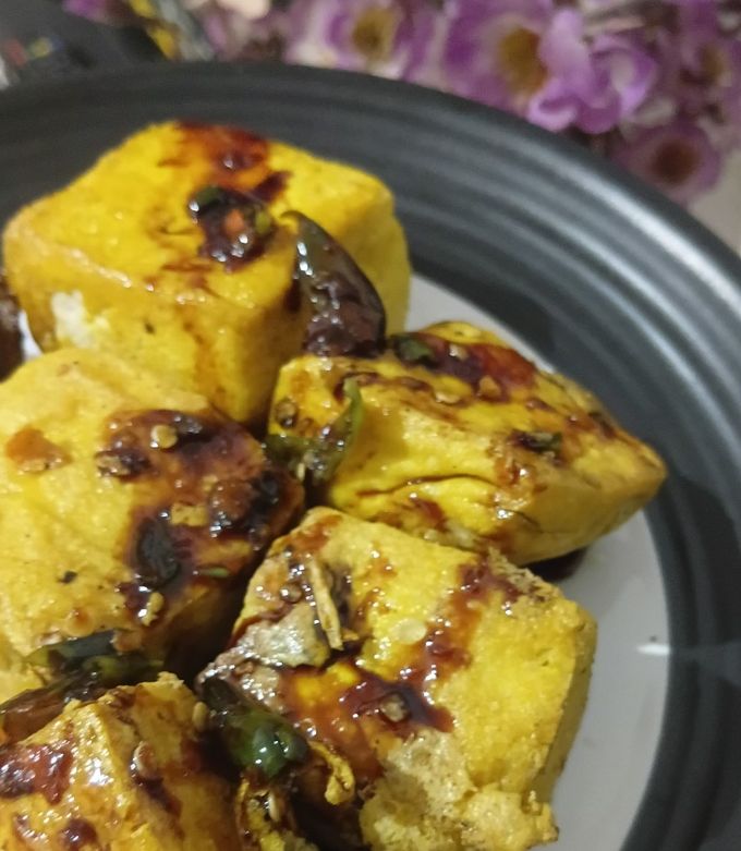 Foto resep Tahu goreng sambal kecap pedas