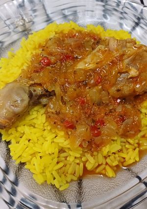 Una foto de Arroz con pollo