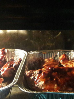 Una foto de Costillas con bbq chipotle