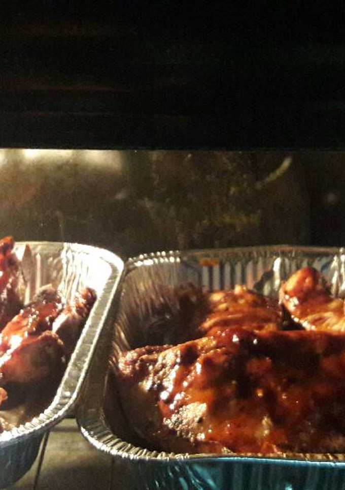 Una foto de Costillas con bbq chipotle