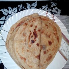A picture of Layered chapati.