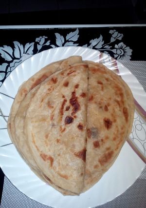 A picture of Layered chapati.