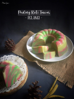 Foto resep Puding Roti Tawar Pelangi