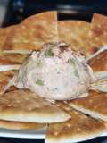 Smoked Salmon Dip with Homemade Pita Chips
