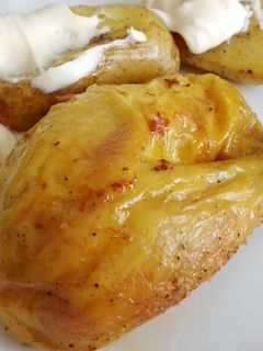 Una foto de Pollo al horno