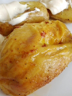 Una foto de Pollo al horno