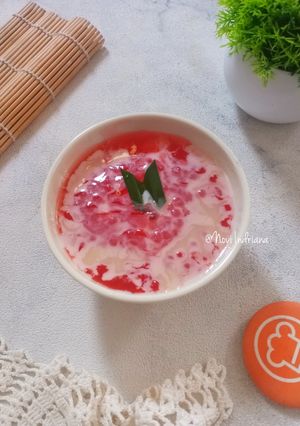 Foto resep Bubur Sagu Mutiara Saus Susu