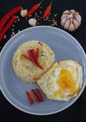 Foto resep Nasi goreng daun jeruk