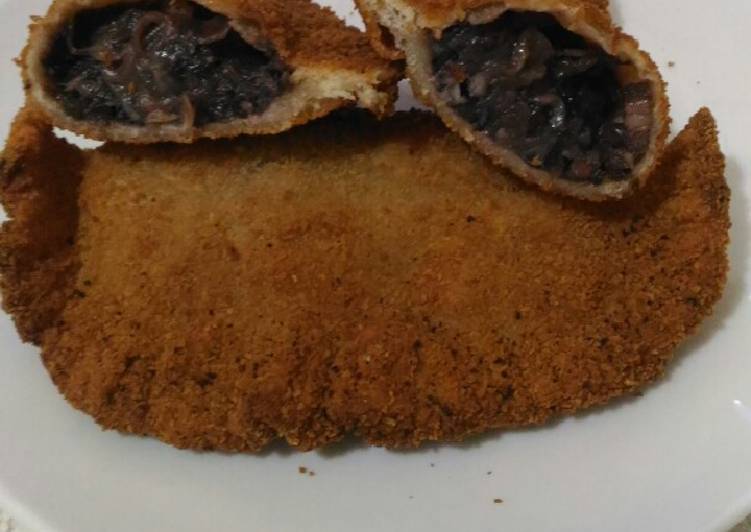 Sofficini fritti,con ripieno di radicchio e pancetta