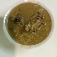 A picture of Peas soup.