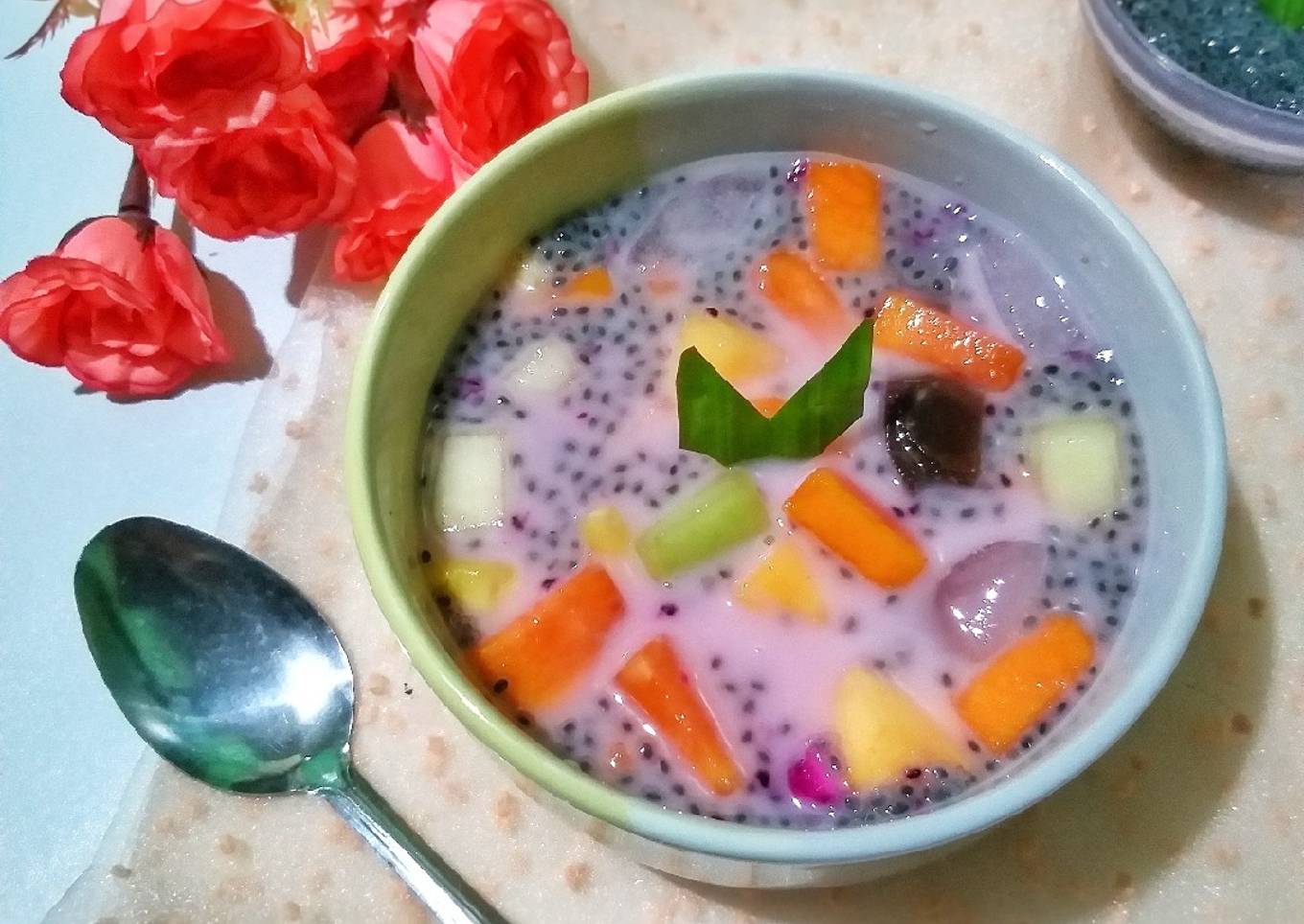 157. Sop Buah Campur Selasih