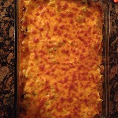 A picture of Mexican casserole done right !.
