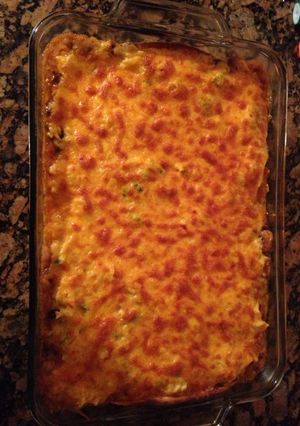 A picture of Mexican casserole done right !.