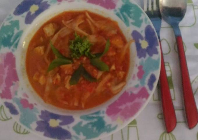 Sop Ayam Jamur Tiram