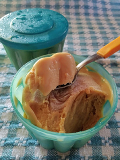 Una foto de Helado de dulce de leche