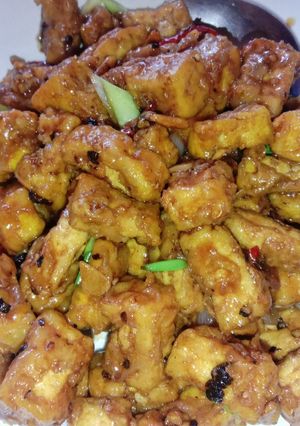 Foto resep Rosania - Tahu Lada Hitam | Tofu Black Pepper Sauce