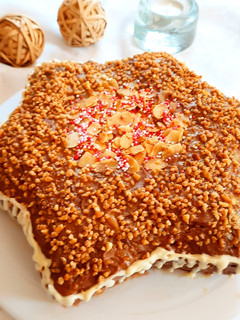 Gefüllter Mandelkuchen Rezepthauptbild
