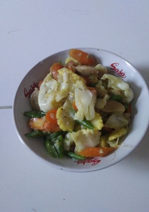 Foto resep Capcay apa ada nya