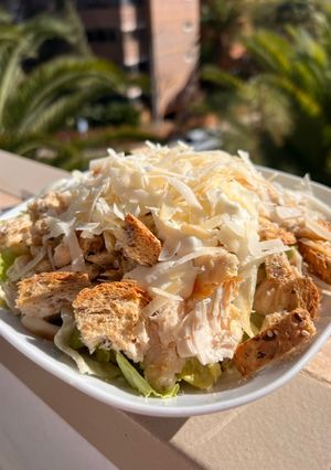 Una foto de Mi ensalada César ‘fácil y ligera’