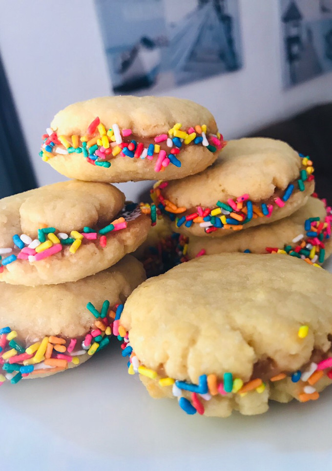Una foto de Alfajores de maicena