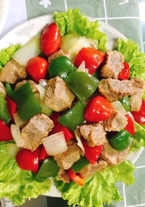 Hình của món Bò lúc lắc.