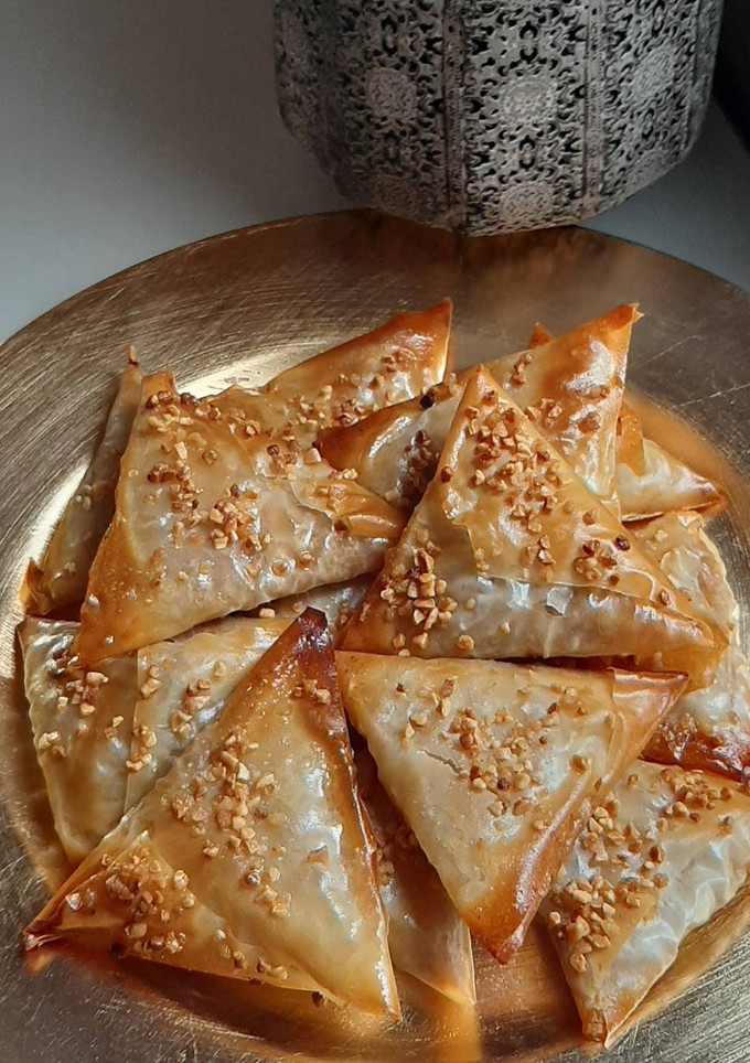 Una foto de Triángulos dulces