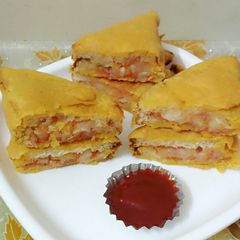 A picture of Bread pakora.
