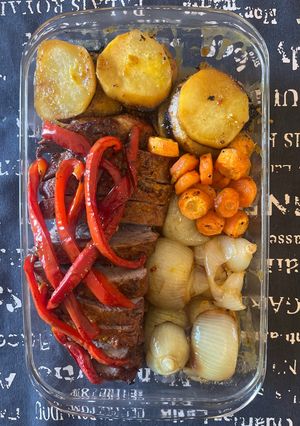 Una foto de Carne al horno