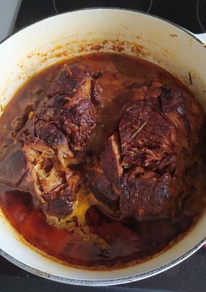 Une photo de Rôti de porc confit😋