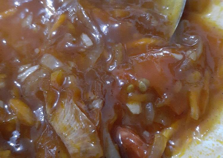 Langkah memasak Saus asam manis serbaguna mantap