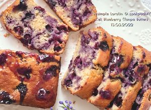 Gambar Kek Blueberry Yogurt (Tanpa Butter)