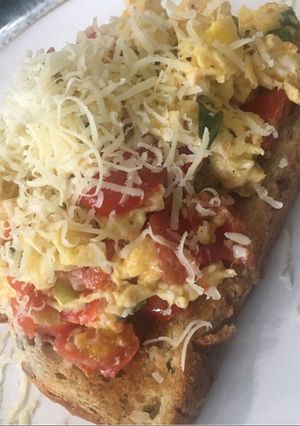A picture of Tomato scrambled eggs.
