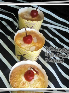 Foto resep Bolu hongkong keju almond