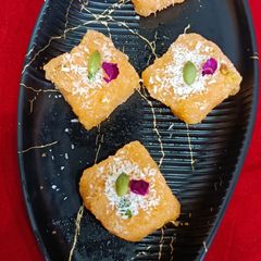 A picture of Instant Coconut Burfi (No Cook).