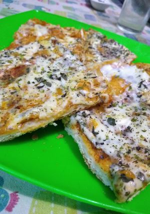 Una foto de Pizzas caseras!