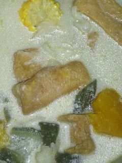 Foto resep Sayur Labu Kuah Santan with Tahu Pong