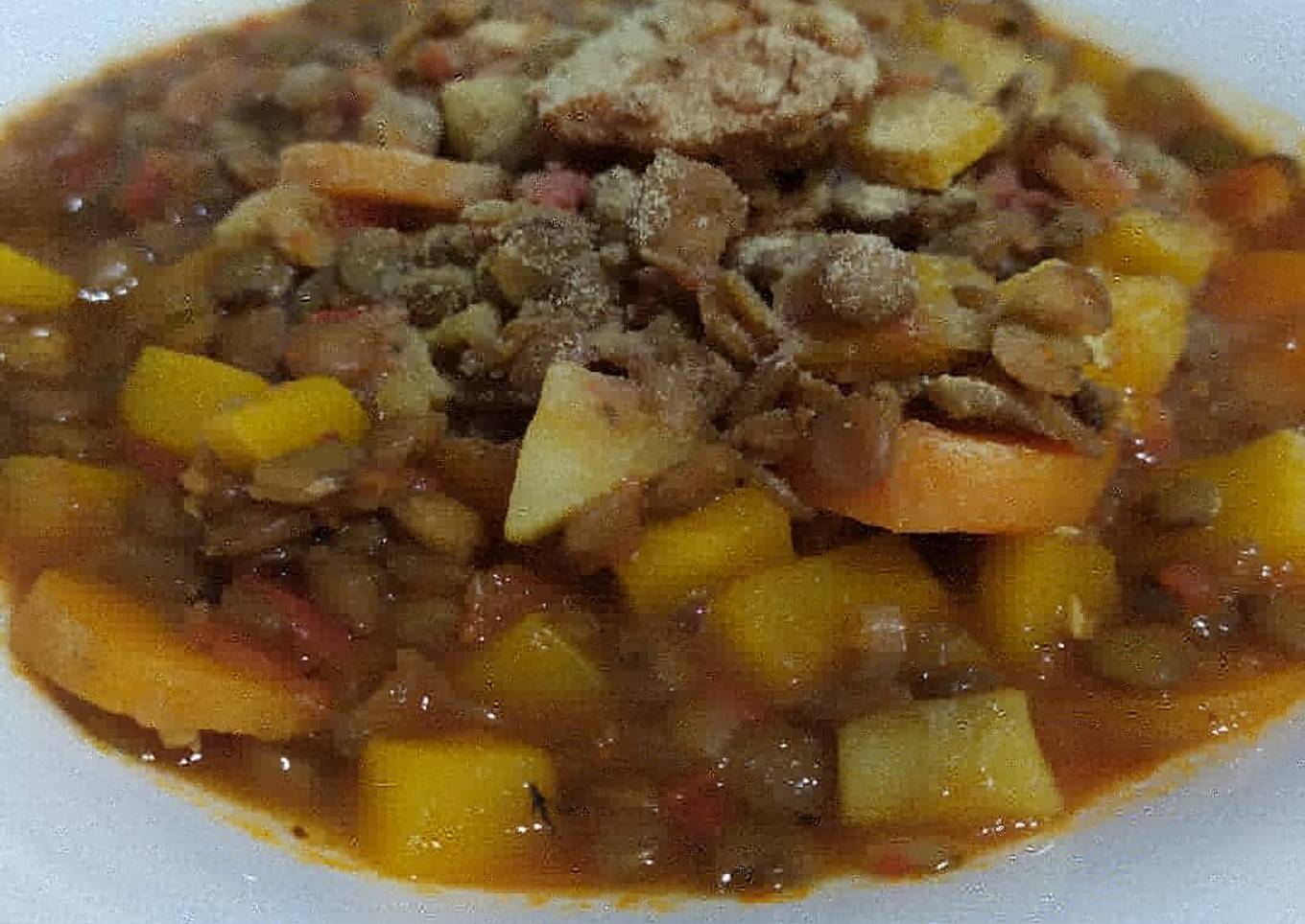 Guiso de lentejas