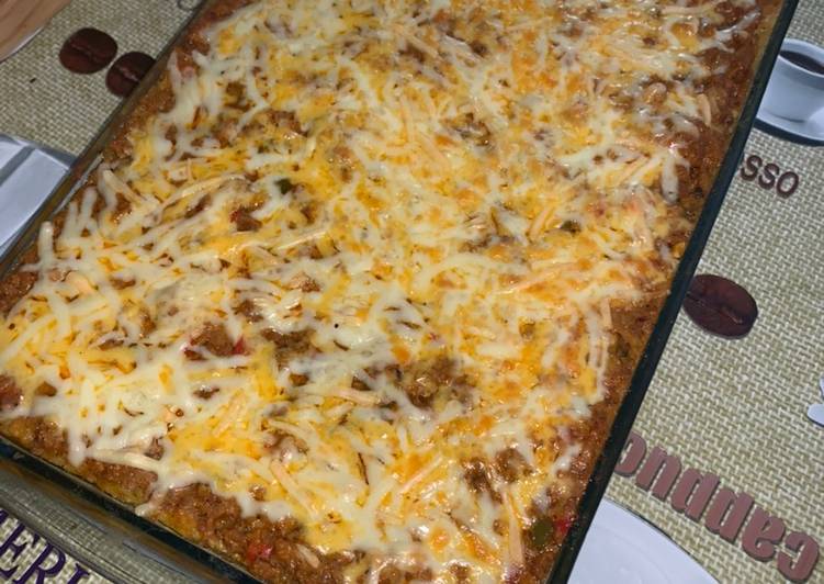 Pastelón de plátano maduro con carne molida🤤