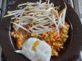 Salteado de Verduras con arroz yamaní