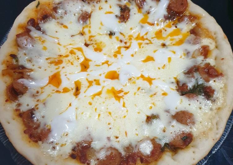 Resep Pizza Teflon Keju Mozarella, Bisa Manjain Lidah