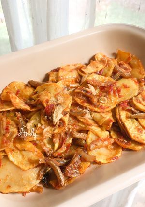 Foto resep Sambal Goreng Teri Kentang