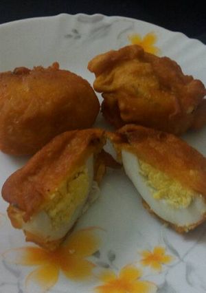 A picture of Egg bhaji.