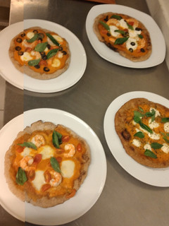 Una foto de Pizza integral