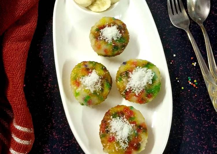 Recipe of Any-night-of-the-week Banana coconut, rice steamed muffins