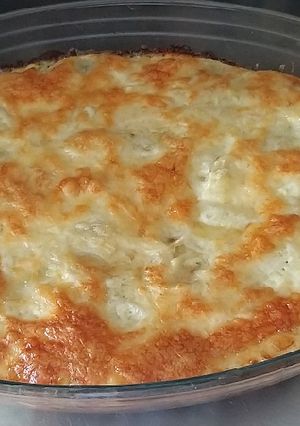Una foto de Pastel de Papa con crema de Acelga