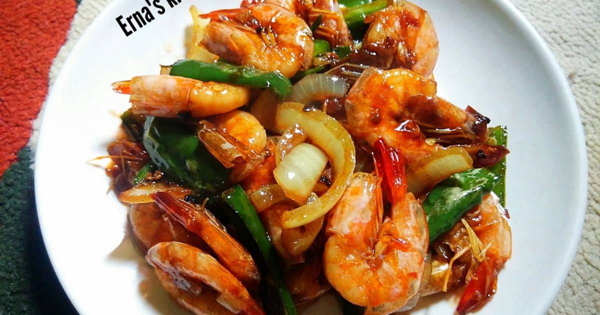 213 resep  udang  saus  lada  hitam  enak dan sederhana Cookpad