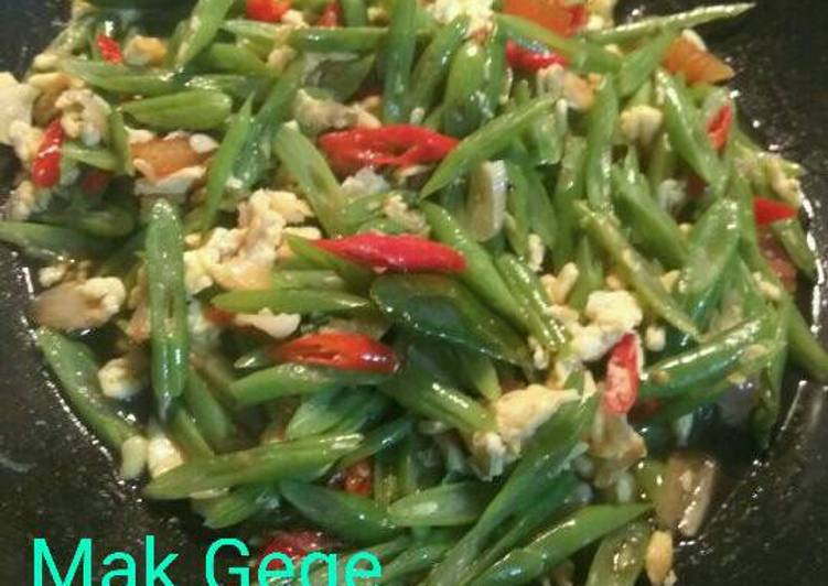 Tumis Buncis Oseng Telur 🐣