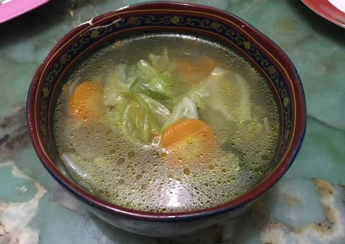 Resep Sayur sop simpel seger Yang Maknyuss