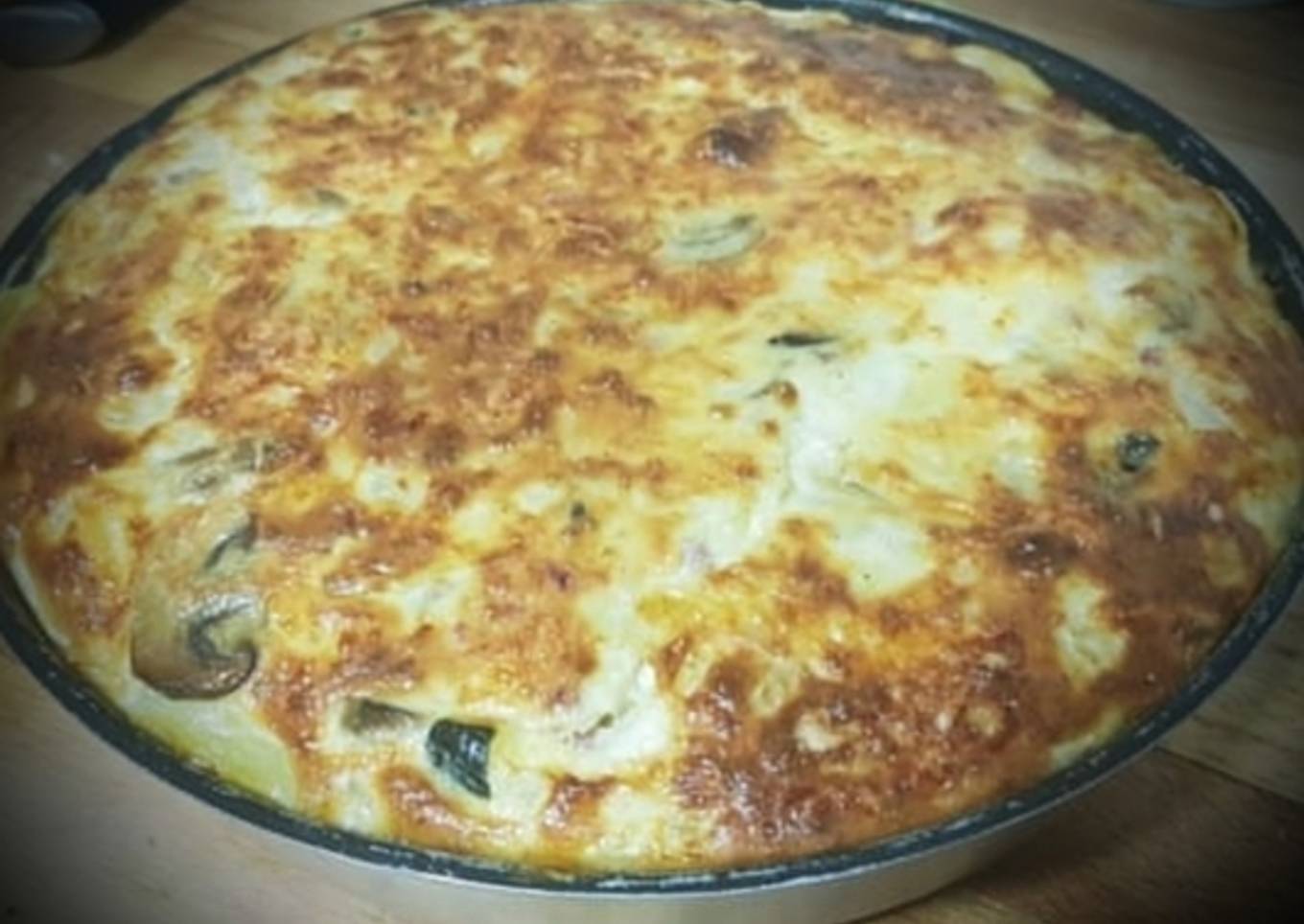 Quiche con base de patata
